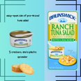 thumbnail image 4 of A1 Unlimited Tuna, Ranch Tuna & Lemon Pepper Tuna Salad with Crackers, Home Kitchen School Office Pre-Mixed Canned Packed Food Picnic Snack Lunch Travel with Plastic Spreader, 3 Boxes (3 oz. Boxes), 4 of 7