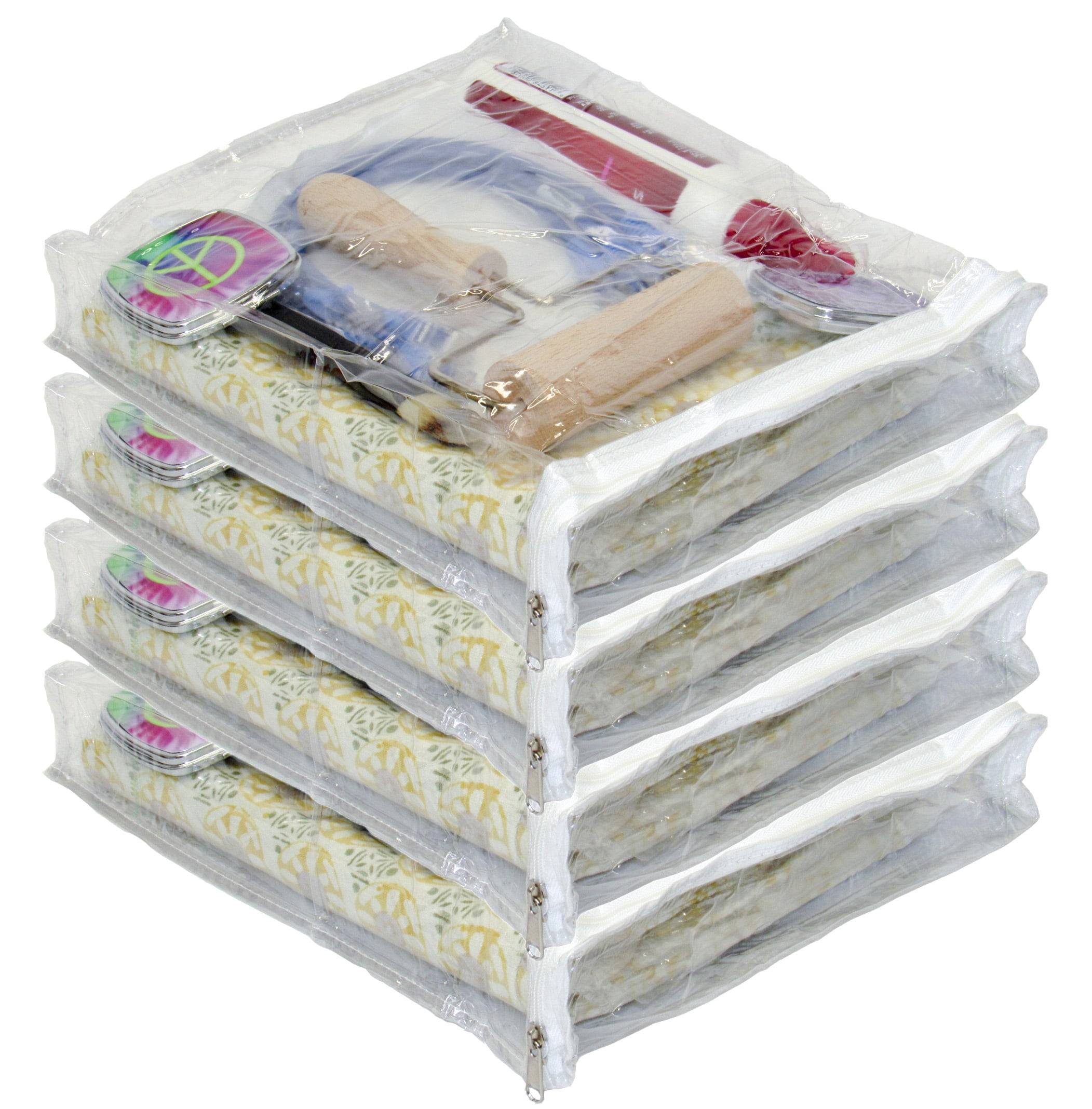 Vinyl zippered storage bags discount