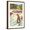 Brown Frame, variant on Art.com Fly Fisher with Net Art Print, 12" x 18"