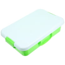 HEANUJJ Portable Green Sandbox Lid with Handle for Small Item Storage and Easy Carry