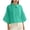 Green, variant on Ashirexll Tops for Women Trendy, Fashion Spring Summer Casual Striped Button Collar 3/4 Sleeve Shirts