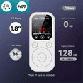 thumbnail image 2 of Reproductor de MP3 con Bluetooth, Carga Rápida, Versión Bluetooth 5.4, Tarjeta de Memoria Expandible, Reproductor de Música, Grabación FM, Libro Electrónico B, 2 of 5