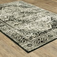 thumbnail image 4 of Avalon Home Gracie Distressed Medallion Area Rug, 9'10" X 12'10", Gray/ Black, 4 of 10