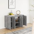 thumbnail image 2 of vidaXL Sideboard Grey Sonoma 120x41x75 cm Engineered Wood, 2 of 5