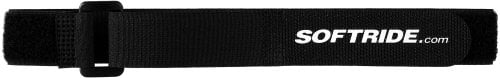 Softride SoftWraps Black All Purpose Hook and Loop Tie Down Cinch Straps 16x1 