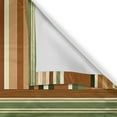 thumbnail image 2 of Ambesonne Stripes Window Valance, Surreal Lines Hipster Print, 54" X 12", Pale Caramel Laurel Green, 2 of 5