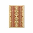 thumbnail image 1 of Orient Wall Art with Frame, Middle Eastern Swirl Floral Ornament Branches Motif Oriental Art, Printed Fabric Poster for Bathroom Living Room, 23" x 35", Ruby Pale Coffee Cream, by Ambesonne, 1 of 2