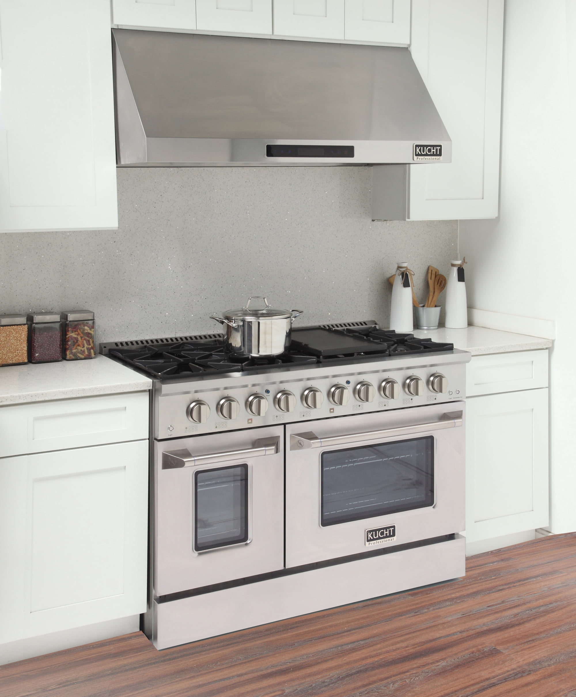 48 in. 6.7 cu. ft. Dual Fuel Range for Natural Gas in Stainless Steel