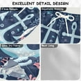 thumbnail image 2 of FORMRS Boys Swim Trunks Quick Dry Mesh Liner Boardshorts Sizes XS-XL, Light Blue Anchor, 2 of 7