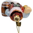 thumbnail image 5 of Kurt Adler Nobel Gems Collection Glass Christmas Ornament, German Beer Santa, 5 of 6