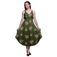thumbnail image 1 of Bimba Imprimé Floral Femmes Midi Plage Robe Strappy Estival Resort Wear-X-Large, 1 of 1