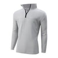 thumbnail image 6 of Kalauyu Quarter Zip Golf Pullover Men Dry Fit Long Sleeve Performance Wicking Mock Neck 1/4 Zip Pullover Mens Sweatshirt, 6 of 6