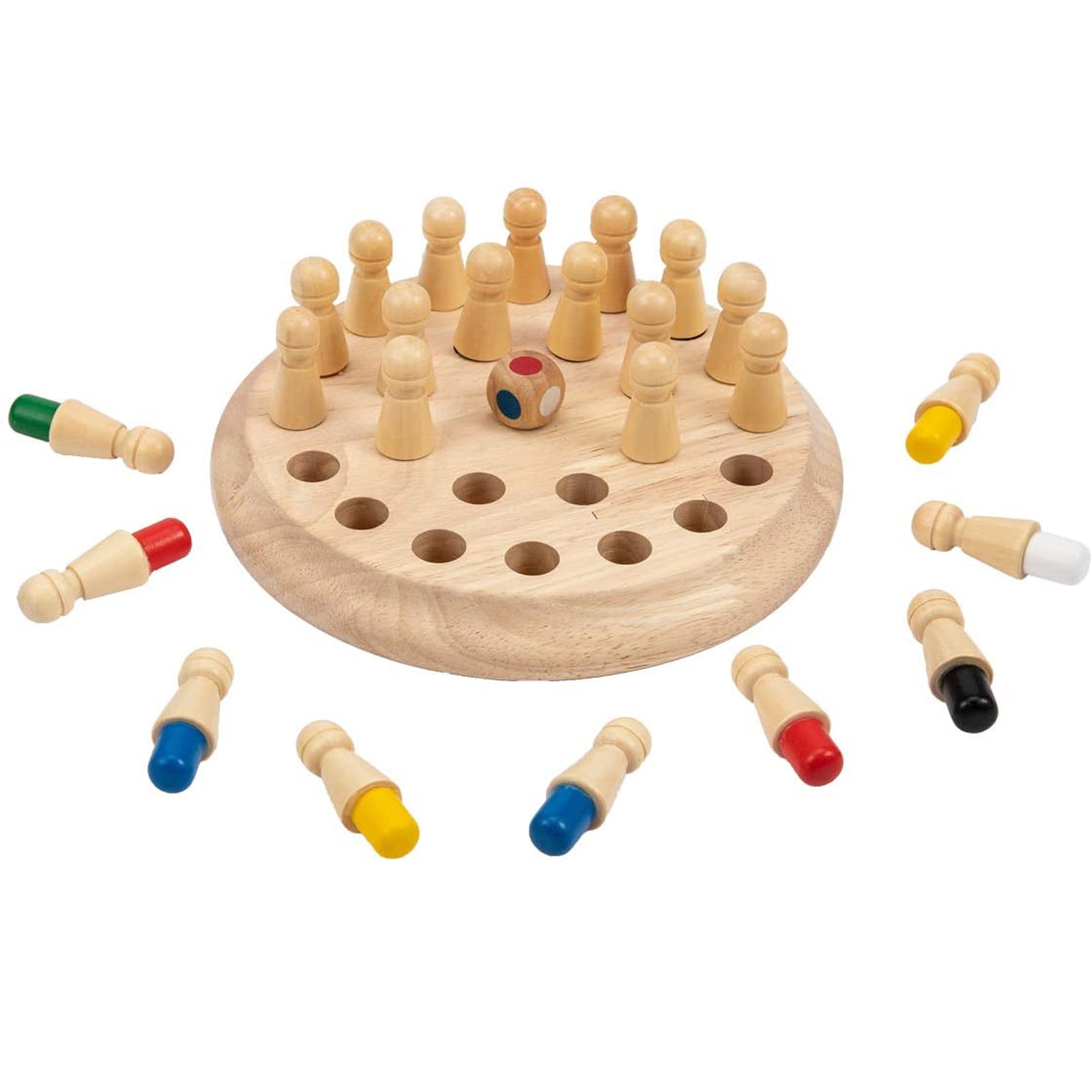 Wooden Memory Match Stick Chess Game Set | Color Memory Chess | Funny Block Board  Game, Color Cognitive Ability Toy, Educational Intelligent Games Logic  Braintease Toys for Boys And Girls - Walmart.com