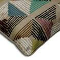 thumbnail image 2 of Cushion Covers For Couch, Beige 18"x18" (45x45 cm) Throw Pillow Covers, Faux Leather Printed Faux Leather Throw Pillows For Couch, Abstract Pattern Modern Style - Modern Tribal, 2 of 4