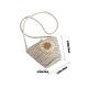 thumbnail image 3 of Bolso de playa de verano para mujer | Estampado de girasol tejido | Bolso de viaje ligero y plegable | Con capacidad para teléfono y cosméticos | Caqui, rojo y multicolor, 3 of 7