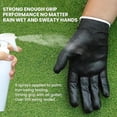 thumbnail image 4 of Guante de golf para hombre Finger Ten, paquete de agarre para lluvia para mano izquierda, ajuste duradero para todo tipo de clima, húmedo y caliente (negro, extragrande), 4 of 5