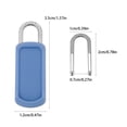 thumbnail image 4 of Riwesomey 20x deslizador de cremallera desmontable de goma y Metal, fácil instalación y tirador de cremallera de duradero Herramientas y ferretería Azul claro, 4 of 6