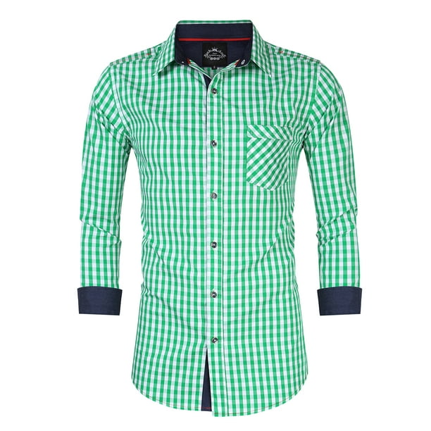 Redcolourful Men S Shirt For Lederhose Traditional Bavarian Shirt Oktoberfest Outfit Walmart Com Walmart Com