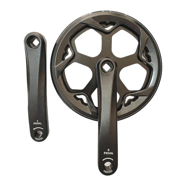 Juego de Bielas para Bicicleta, Ligero, Repuesto para Bicicletas de Montaña Y de Carretera, Componente de Aluminio, Accesorio para Exteriores, Brazo D