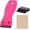 Hot Pink & Black, variant on Tape Remover Scraper Tool Razor with 10 Replacement & 6 Tape-Tabs Hot Non-Scratch Tape in Extensions tool -Remover for Cleaning