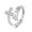 Silver, variant on Minimalist CZ Cross Faith Open Band Rings for Women Silver Gold-Toned Adjustable Stacking Sword Cubic Zirconia Wrap Finger Rings Expandable Comfort Fit Simple Crystal Halloween Jewelry