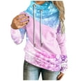 thumbnail image 4 of Sweat à Capuche d'Hiver pour Femmes Mode Pull de Noël Hoilidy Mi-Longueur Blouse Ample Imprimé Xmas Pull Col Rond Chaud Cardigan, 4 of 6