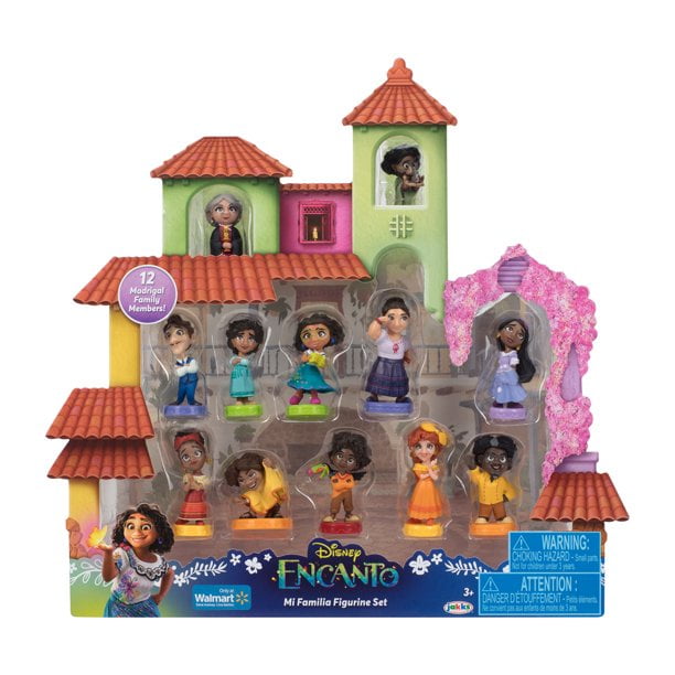 Disney Encanto Mi Familia 1.5' Figurine Set, Includes All 12 Madrigal Family Members, for Children Ages 3+