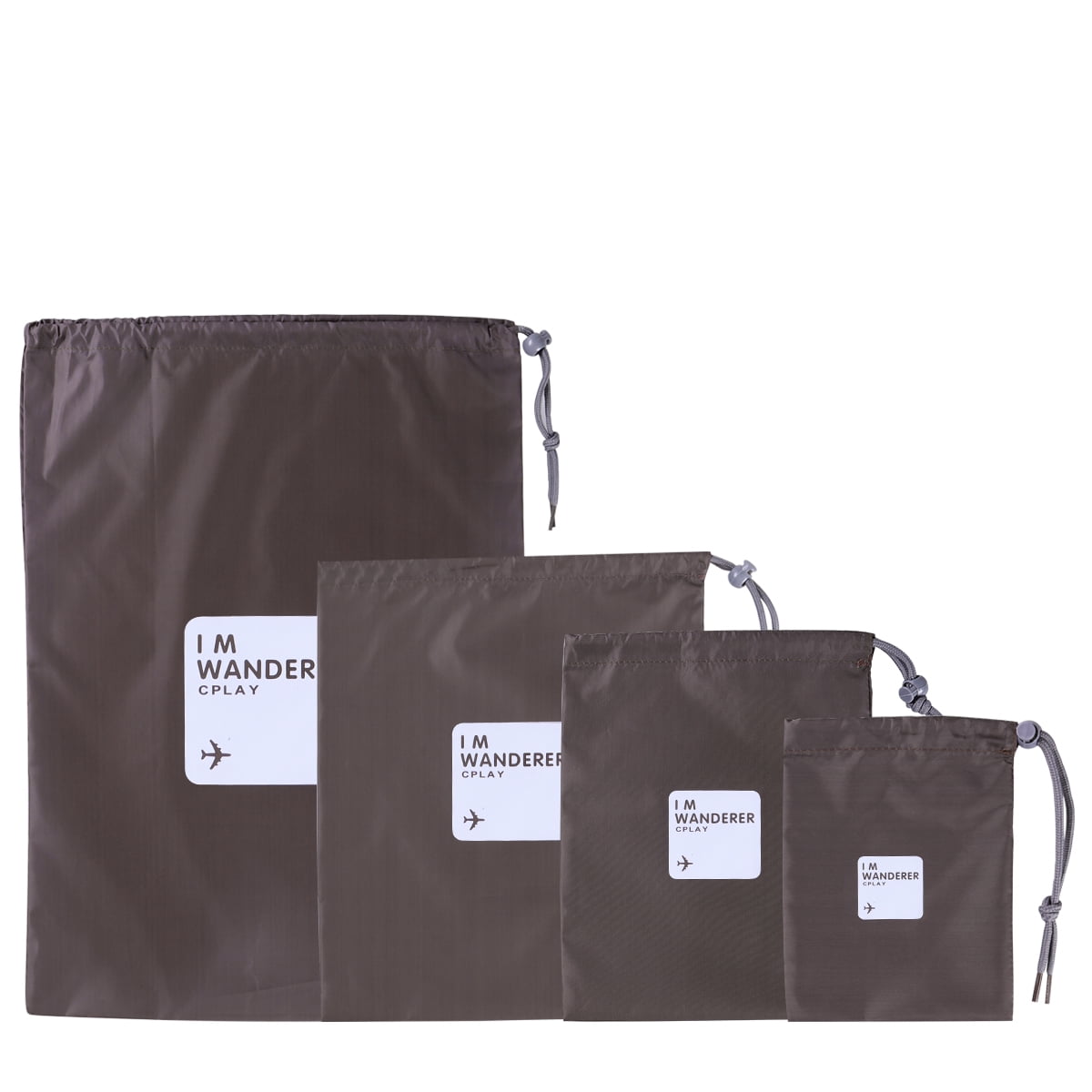 NEW 4PCS/Set Travel Storage Bags  Nylon Packing Pouch Luggage Organizer Bag 