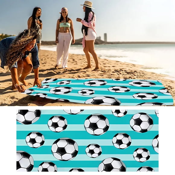 Xihbxyly Toalla de Playa de Microfibra de Secado Rápido, Elegante Diseño con Estampado de Bandera, Ideal para Playa, Baño, Viajes o Picnic, Ideal para El Día de La Independencia, 70 X 140 Cm.