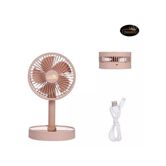 Ventilador de Mesa Carga Usb Multifuncional Moderno Plegable Ventilador De Oficina Recargable Portatil