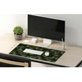 thumbnail image 5 of Extended Gaming Mouse Pad (35.4x15.7 in), Large Non-Slip Rubber Base Mousepad with Stitched Edges, Waterproof Keyboard Mouse Mat Desk Pad for Work, Game, Office, Home - Green Camouflage, 5 of 6