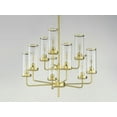 thumbnail image 2 of 11479CRSBR-Maxim Lighting-Crosby-9 Light Chandelier-28 Inches wide by 31 inches high-Satin Brass Finish    -Traditional Installation, 2 of 2