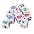 thumbnail image 3 of Juego de dados Bling Bling 20 piezas dados de esquinas redondas de 6 lados, 3 of 12