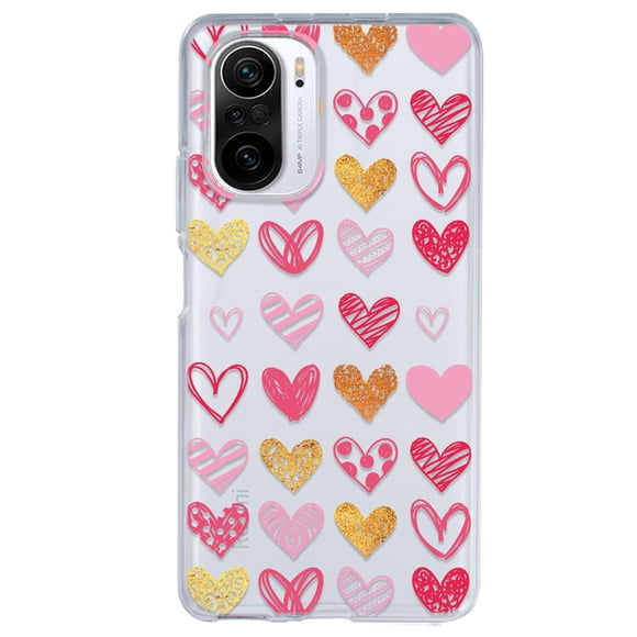 Funda para Poco F3 InstaCase Corazones Handmade Uso rudo anticaídas
