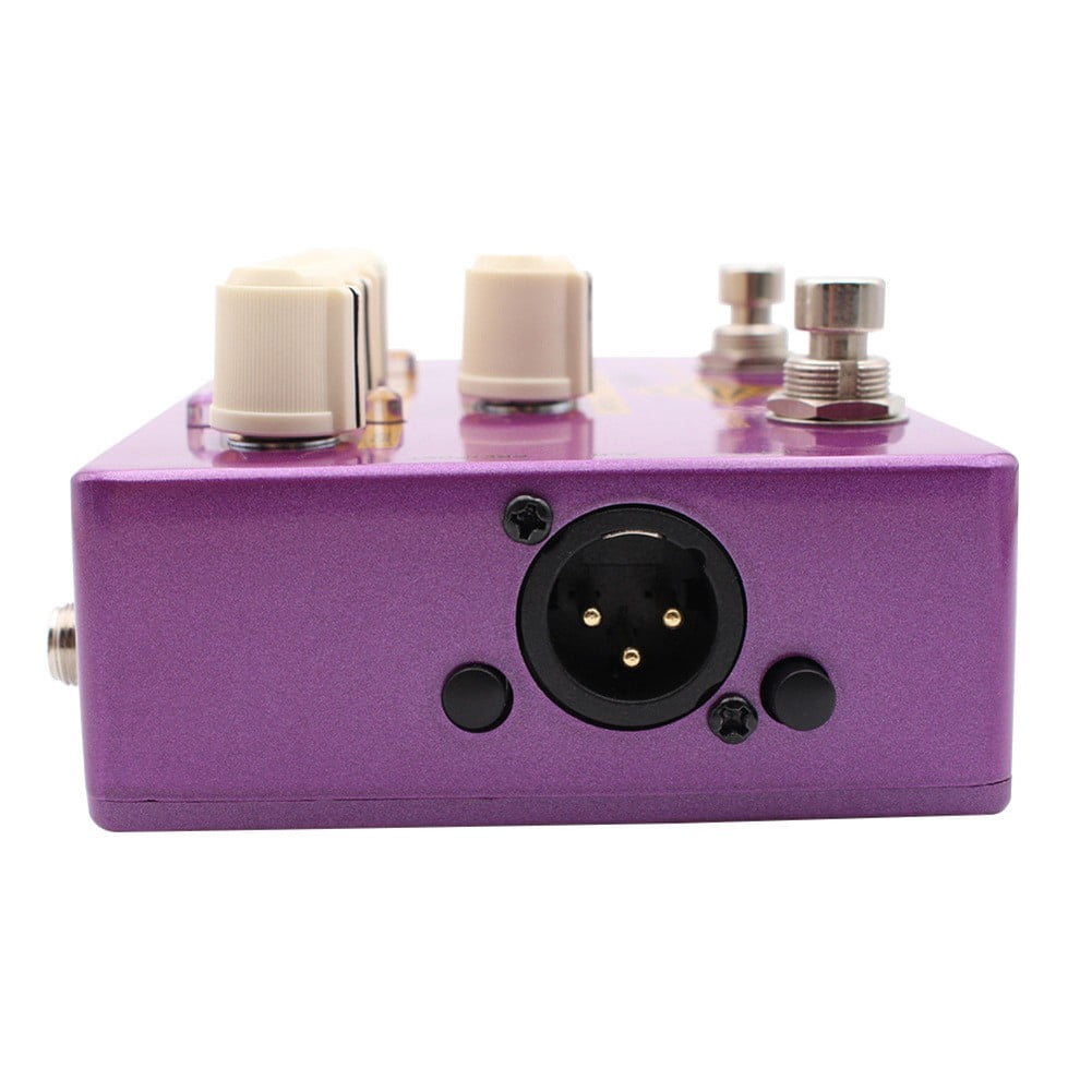 1pc Guitar Distortion Preamp Metal Ultra Bass Effector VersatileWith 6-Band EQ & Headphone Output Electric Guitar Accessories