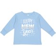 thumbnail image 3 of Inktastic Happy New Year in Hand Lettering Boys or Girls Long Sleeve Toddler T-Shirt, 3 of 5