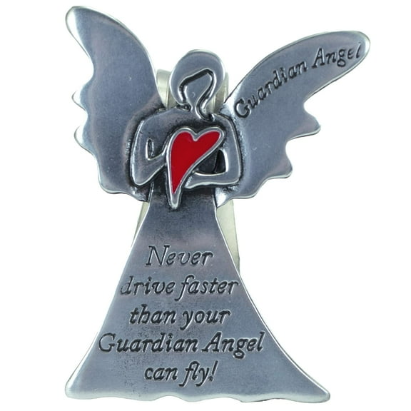 Cathedral Art KVC511 Angel Visor Clip, Never Drive Faster, 2-3/8-Inch