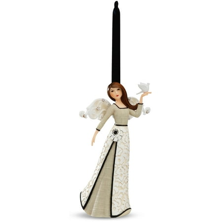 - Pavilion- Peace Angel Holding Dove Christmas Tree Ornament 4.5