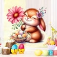 thumbnail image 7 of Easter Decoration Set Spring Home Decor, Bunny Decor for Home, Indoor, Tiered Tray, Spring Rabbit Stuffed Centerpiece Table, Easter Basket Stuffers Essentials for Women, Gnome Surprise, 7 of 7
