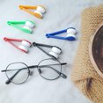thumbnail image 5 of Dinheiro 20 piezas Mini gafas de sol Herramienta de limpieza de gafas Mini gafas de microfibra Limpiador de gafas Clip de limpieza, 5 of 5