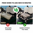 thumbnail image 4 of Golf Cart Seat Covers for 2 Seater,Deer Silhouettes Microfiber Cart Seat Towel Blanket,Trees Wooden Retro Art Farmhouse Absorbent Breathable Non Slip Bench Seats Protector for Golf Course 51"x31", 4 of 9