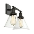 thumbnail image 3 of Drake 2-Light Bathroom Vanity Light in English Bronze, 3 of 3