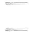 thumbnail image 4 of Redempat 2 Pieces Car Sticker Universal Automotive Decal Automobile Decorative Moulding Trim Adhesive Craft Auto Racing Decor Light Gray 2Set, 4 of 6