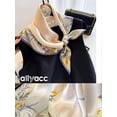 thumbnail image 2 of Dailyacc Hair Bandanas Scarf For Women Lightweight Fashion Neck Silk Satin Head Scarves For Sleeping Handbags Scarf, 2 of 10