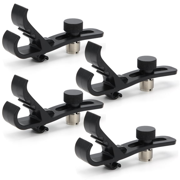 4Pcs Drum Microphone Clip Shockproof Securing Clamp Holder Musical Instrument Supplies
