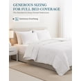thumbnail image 6 of Casa Platino Twin Comforter Set - Pre-Washed Twin Bed Comforter Set - Twin Ultra Soft Bed Set Twin - Brushed Microfiber Twin Bedding Sets - Breathable Twin Bed Set - Cozy Twin Bedding – White, 6 of 9