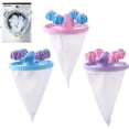 thumbnail image 1 of Hair Catcher Washer Machine - Conical Washing Machine Lint Collector | Reusable Floating Hair Filtering Mesh Removal Lint Cleaning Tool for Laundry Daily Use Dogs Bathroom Travel Shower, 1 of 8