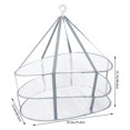 thumbnail image 2 of 1Pc Foldable Multifunctional Clothes Drying Cloth Art Rack for Home Balcony, 2 of 8