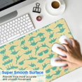 thumbnail image 4 of Long Mouse Pads for Desk,LightYellow Green Dinosaurs Silhouettes Desk Mats on Top Of Desks, Desk Mouse Pad Extra Large with 3mm Non-Slip Base and Stitched Edge for Gaming,Work,Home 31.5"x15.7", 4 of 5