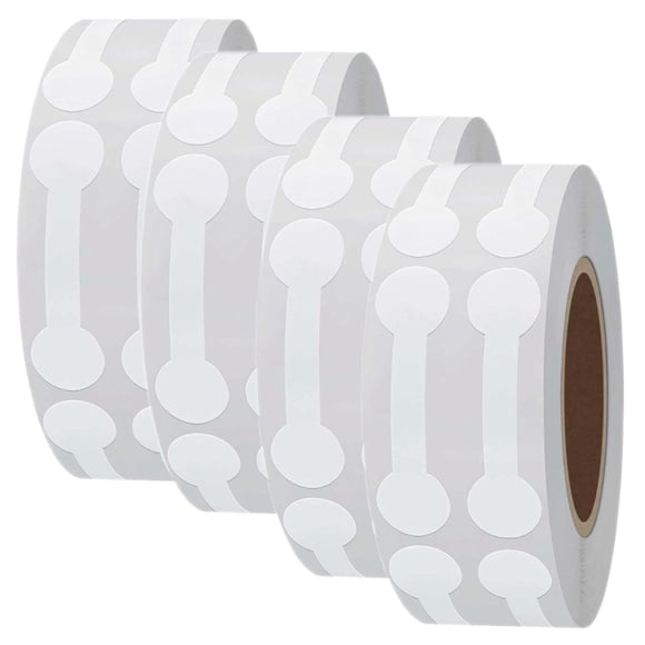 Etiquetas Adhesivas VentDepot GlamTagWhite 4 Rollos 2000 Etiquetas 4.2x1.1cm Blanco